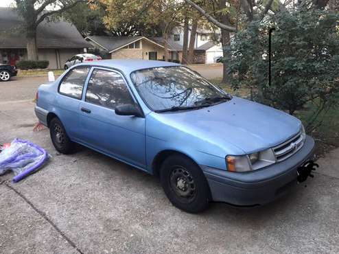 1993 Toyota Tercel - cars & trucks - by owner - vehicle automotive... for sale in Arlington, TX