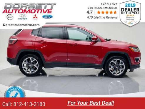 2019 Jeep Compass hatchback Redline Pearlcoat - cars & trucks - by... for sale in Terre Haute, IN
