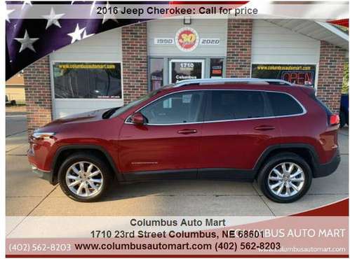 2016 Jeep Cherokee Limited - cars & trucks - by dealer - vehicle... for sale in Columbus, NE