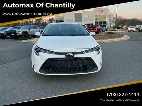 2020 TOYOTA COROLLA LE 17, 495 PRICED TO SELL Only 16k miles - cars for sale in CHANTILLY, District Of Columbia