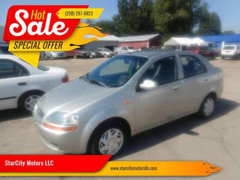 2004 CHEVROLET AVEO** low miles** gas saver for sale in Garden City, ID