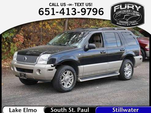 *2004* *Mercury* *Mountaineer* *4dr 114 WB Luxury* - cars & trucks -... for sale in South St. Paul, MN