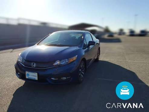 2014 Honda Civic EX-L Coupe 2D coupe Blue - FINANCE ONLINE - cars &... for sale in Bakersfield, CA