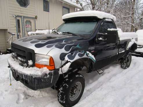 2000 Ford F250 XLT 4X4 Reg Cab w/8 foot bed RARE 7 3L for sale in Anchorage, AK