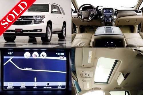 HEATED LEATHER! DVD! GPS! 2015 Chevrolet *TAHOE LT* 4X4 SUV White -... for sale in Clinton, AR