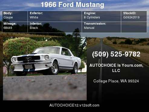 1966 Ford Mustang for sale in College Place, WA