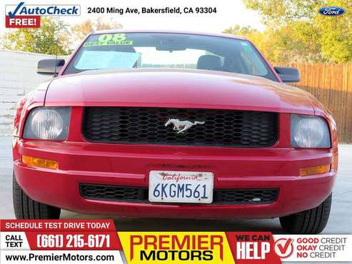 2008 Ford *Mustang* *Deluxe* - EASY FINANCING! - cars & trucks - by... for sale in Bakersfield, CA