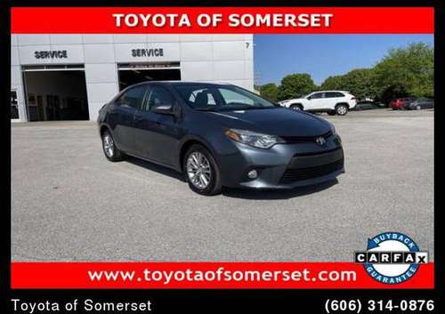2014 Toyota Corolla Le - - by dealer - vehicle for sale in Somerset, KY