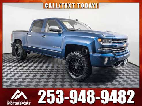 Lifted 2017 *Chevrolet Silverado* 1500 LTZ 4x4 - cars & trucks - by... for sale in PUYALLUP, WA