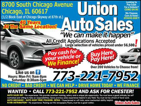 Used cars for sale affordable prices we finance DRIVE HOME TODAY for sale in Chicago, IL