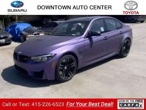2018 BMW M3 Base sedan Tanzanite Blue Metallic - - by for sale in Oakland, CA