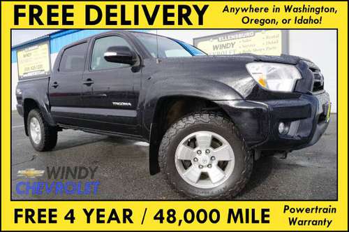 2013 Toyota Tacoma TRD Sport V6 4X4 - MANUAL TRANSMISSION - cars & for sale in Wenatchee, WA