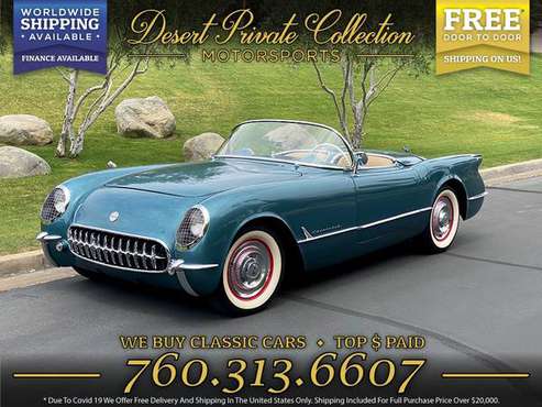 1954 Chevrolet CORVETTE c1 Restored Convertible which won t last for sale in Palm Desert, NY