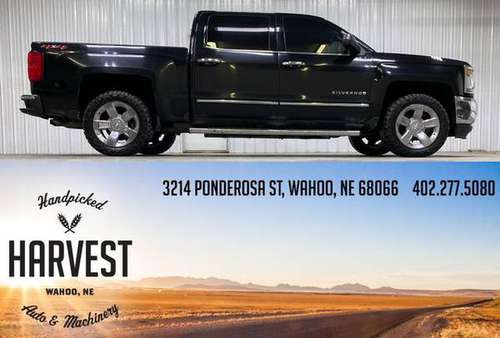 2018 Chevrolet Silverado 1500 Crew Cab - Small Town & Family Owned! for sale in Wahoo, NE