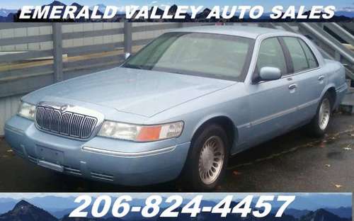 2001 Mercury Grand Marquis Low Miles and Sharp Looking! - cars &... for sale in Des Moines, WA