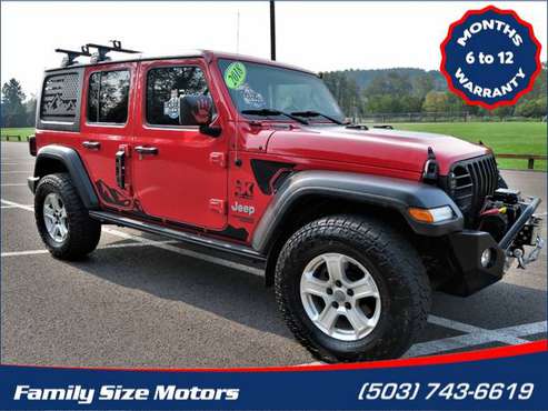2018 Jeep Wrangler Unlimited Sport 4x4 - cars & trucks - by dealer -... for sale in Gladstone, CA
