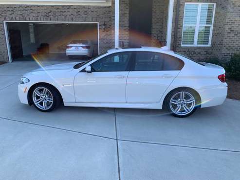 2016 BMW 535i white w/black leather low mileage for sale in Clayton, NC