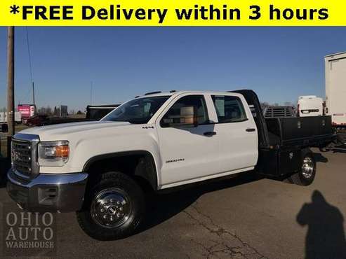 2016 GMC Sierra 3500HD Base 4x4 Crew Service Utility Flatbed We... for sale in Canton, OH