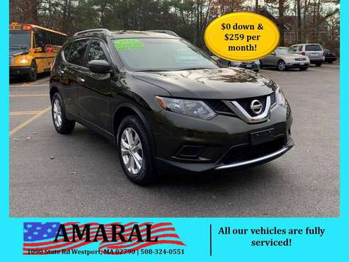 2016 Nissan Rogue SV AWD - $259/mo! - cars & trucks - by dealer -... for sale in Westport , MA