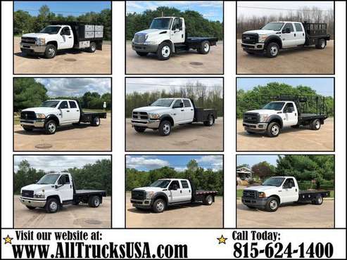 FLATBED WORK TRUCK / Gas + Diesel / 4X4 or 2WD Ford Chevy Dodge GMC for sale in Little Rock, AR