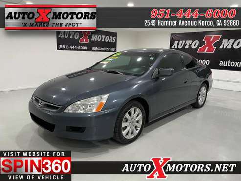 2007 Honda Accord Cpe 2dr V6 AT EX-L w/Navi - - by for sale in Norco, CA