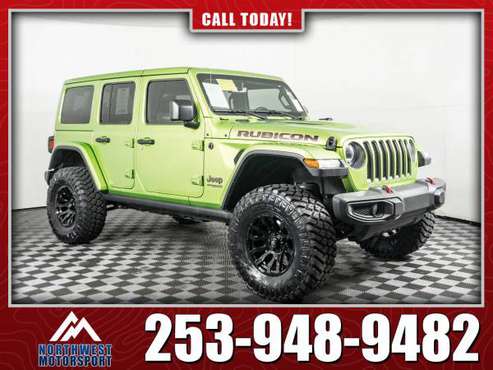 Lifted 2018 Jeep Wrangler Unlimited Rubicon 4x4 for sale in PUYALLUP, WA