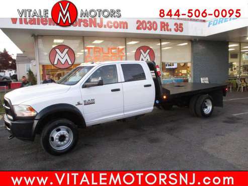 2015 RAM 5500 CREW CAB FLAT BED, 4X4 DIESEL, GOOSENECK - cars & for sale in south amboy, IN