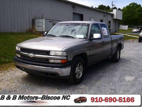 2000 Chevrolet 1500 4WD, LS, 4x4 Shortbed Extended Cab Pickup, 5 3 for sale in Biscoe, NC