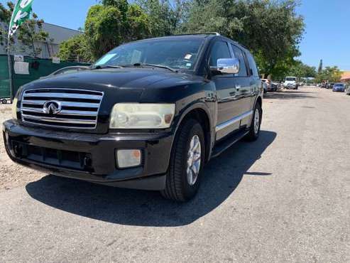 2004 Infiniti QX 56 Black on black pristine condition - cars & for sale in Hollywood, FL