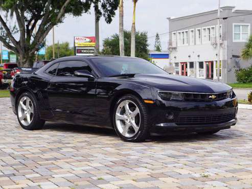 2014 *Chevrolet* *Camaro* *2dr Coupe LT w/2LT* Black for sale in Bradenton, FL