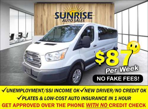 2016 Ford Transit Wagon Low Roof XLT T350/87 PER WEEK, YOU for sale in Rosedale, NY