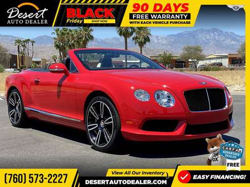 2014 Bentley Continental GT V8 14,000 Miles MULLINER DRIVING... for sale in Palm Desert , CA