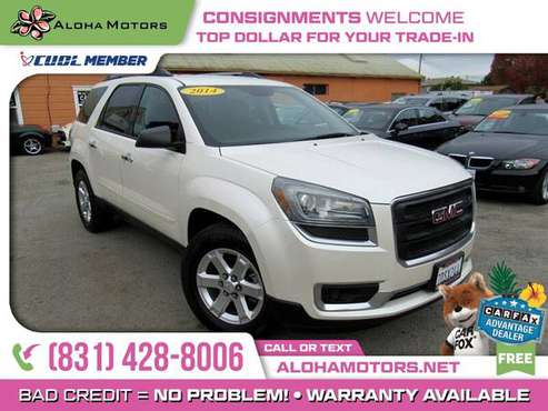 2014 GMC Acadia SLE-2 FOR ONLY $309/mo! - cars & trucks - by dealer... for sale in Santa Cruz, CA