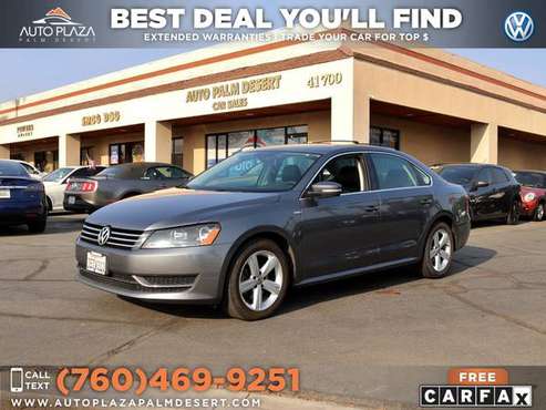 2014 Volkswagen Passat Woolfsberg Edition TSI $234/mo with Service... for sale in Palm Desert , CA