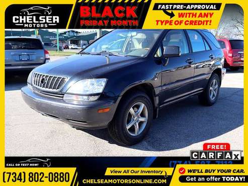 $95/mo - 2002 Lexus *RX* *300* *AWD* - Easy Financing! - cars &... for sale in Chelsea, MI