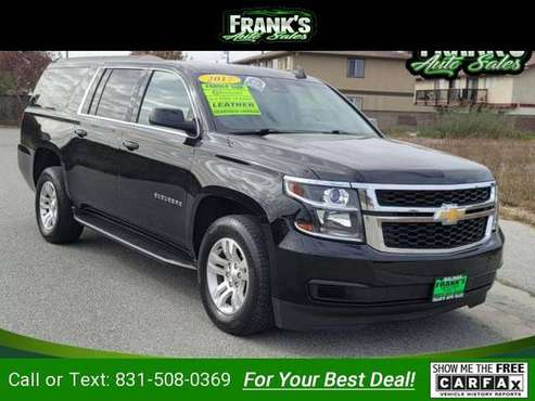 2017 Chevy Chevrolet Suburban LT suv Black - cars & trucks - by... for sale in Salinas, CA