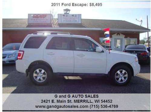 2011 Ford Escape Limited AWD 4dr SUV 124036 Miles for sale in Merrill, WI