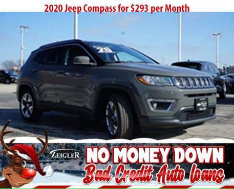 $293/mo 2020 Jeep Compass Bad Credit & No Money Down OK - cars &... for sale in Oak Park, IL