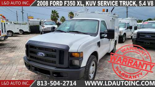 2008 FORD F350 XL, KUV SERVICE TRUCK, 5.4 V8 - cars & trucks - by... for sale in largo, FL