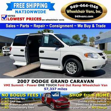 2007 Dodge Grand Caravan SE Wheelchair Van VMI Northstar - Power In for sale in LAGUNA HILLS, UT
