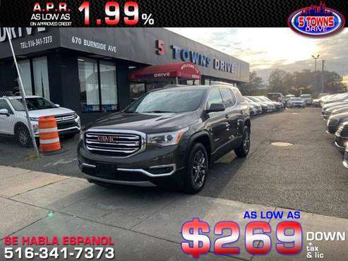 2019 GMC Acadia SLT **Guaranteed Credit Approval** for sale in Inwood, NY