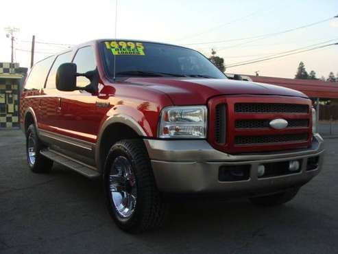 2005 FORD EXCURSION EDDIE BAUER DIESEL 4X4 - - by for sale in Tulare, CA