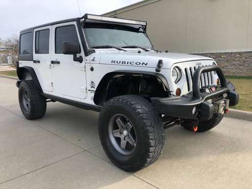 2012 Jeep Wrangler Unlimited Rubicon JK lifted! - cars & trucks - by... for sale in Tulsa, OK