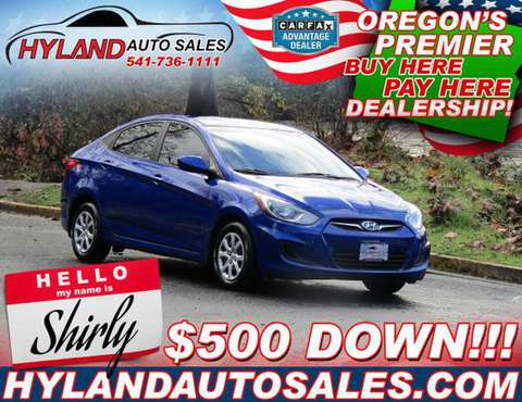 2014 HYUNDAI ACCENT GLS *MANUAL TRANSMISSION* @ HYLAND AUTO SALES👍 -... for sale in Springfield, OR