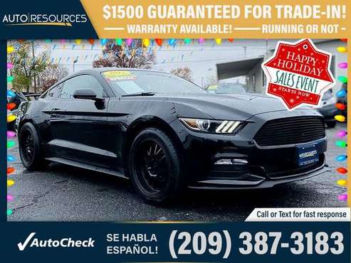 2015 Ford Mustang V6 Coupe 2D - - by dealer - vehicle for sale in Merced, CA