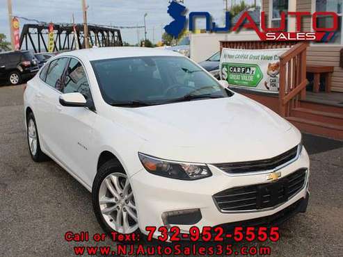 2018 Chevrolet Malibu LT WHITE LIKE NEW BACKUP CAM PUSH BUTTON WOW!!... for sale in south amboy, NJ