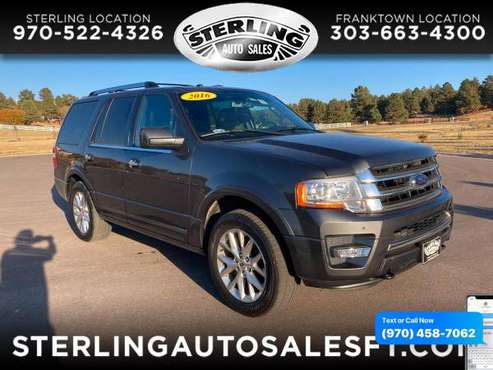 2016 Ford Expedition - CALL/TEXT TODAY! - cars & trucks - by dealer... for sale in Sterling, CO