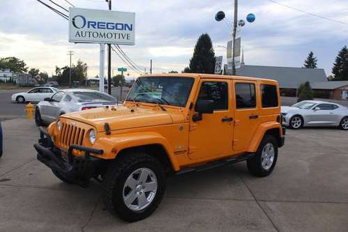 2012 Jeep Wrangler 4x4 4WD UNLIMITED SAHARA SUV for sale in Hillsboro, OR