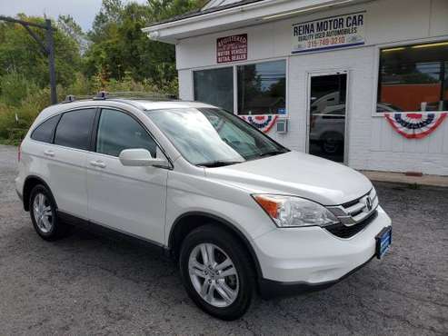 2011 Honda CRV EX-L AWD, Heated Leather Seats, 28 MPG Highway for sale in Oswego, NY