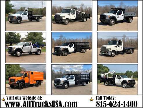 FLATBED & STAKE SIDE TRUCKS CAB AND CHASSIS DUMP TRUCK 4X4 Gas for sale in Waterloo, IA